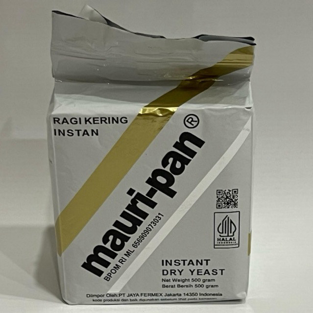 

Mauripan | Instant Dry Yeast | Ragi Kering Instant | Kemasan 500g | HALAL