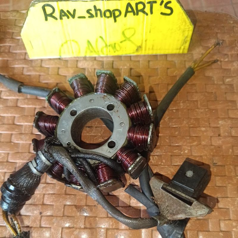 Spull Pulser Minerva MX 150 :  R150 VX , x road ; spul ORIGINAL ANGKER TEBAL r 150 mx150 R150 RVX