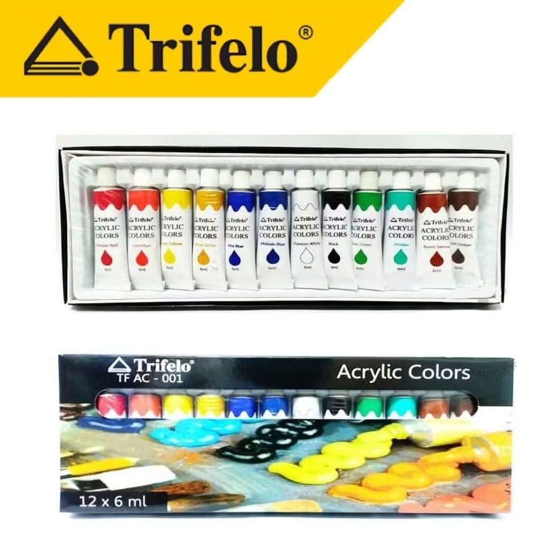 

TRIFELO Cat Acrylic Akrilik 12 Warna 6ML