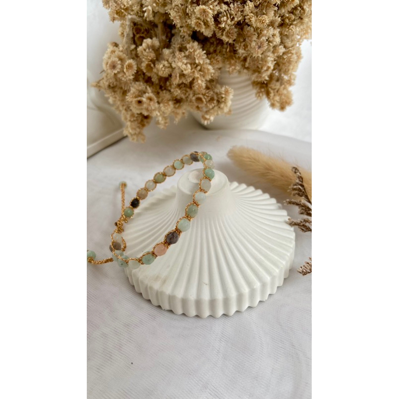 Amazonite Stone Bracelet for Calming