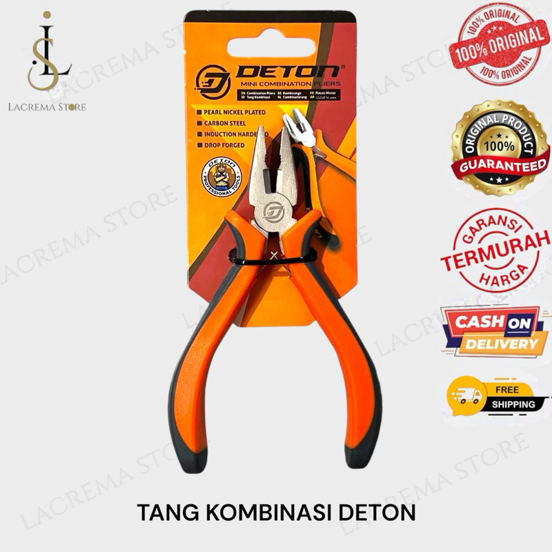 TANG KOMBINASI 4,5 INCH DETON | TANG MINI KOMBINASI 4,5” INCH | TANG ELEKTRONIK | TANG KOMBINASI KEC