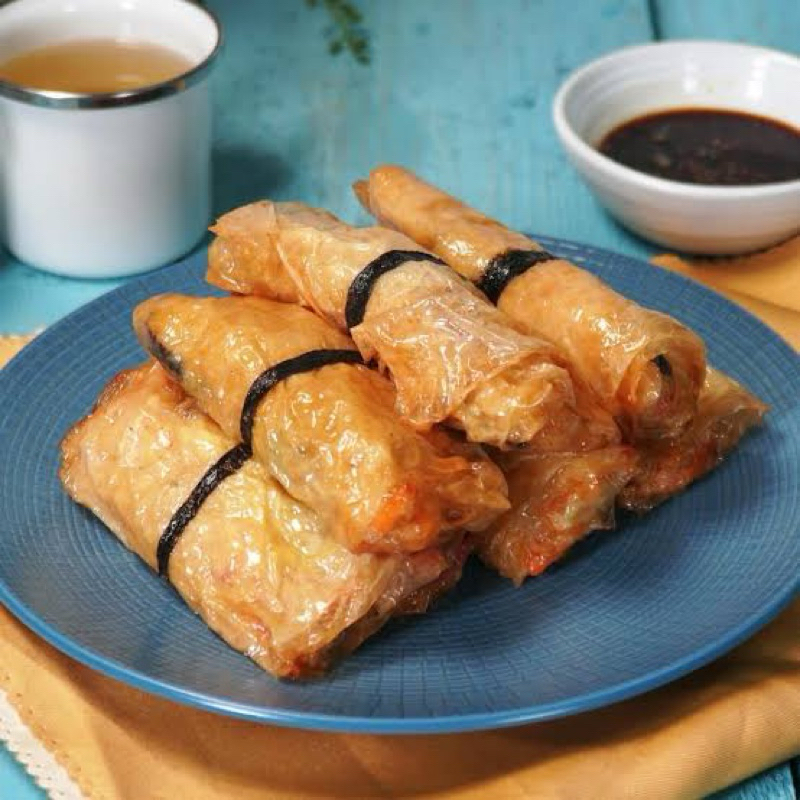 

Lumpia Ayam Kulit Tahu isi 12pcs Dimsum Homemade + Sambal