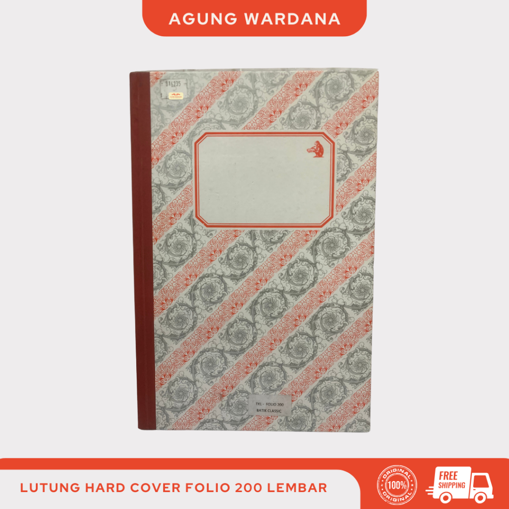 

LUTUNG BUKU HARD COVER FOLIO ISI 200 LEMBAR
