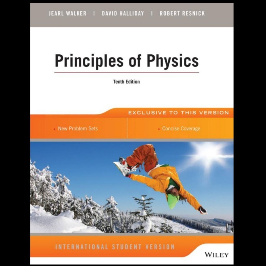 Buku Principles of Physics Tenth edition.