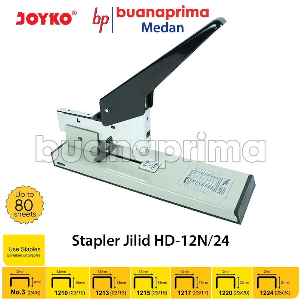 

Stapler JILID JOYKO HD-12N/24 Heavy Duty Besar Hekter Berat