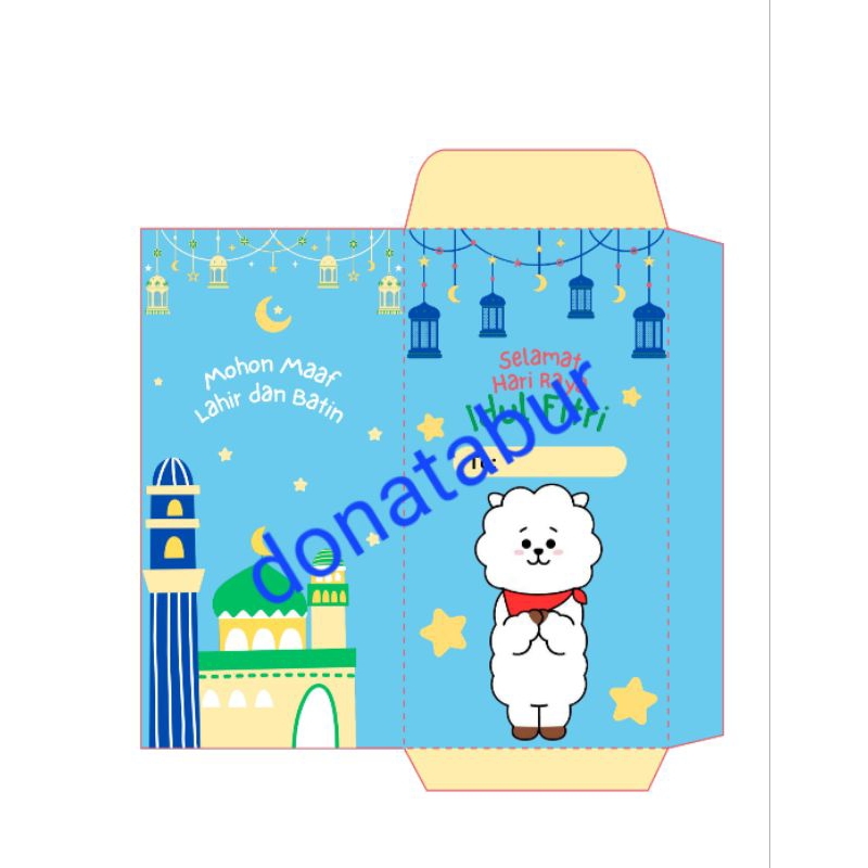 

amplop angpao lebaran kpop bt21 truz