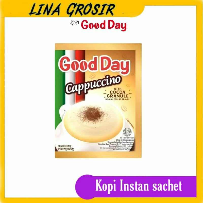

Good Day Cappucino 1Rcg isi 10 sachet