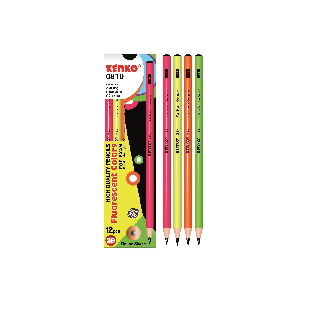 

KENKO PENCIL 2B-0810 (FLUORESENT) - 1 LUSIN