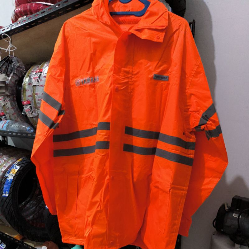 JAS HUJAN TIGER HEAD SETELAN JAKET & CELANA 100% ORIGINAL