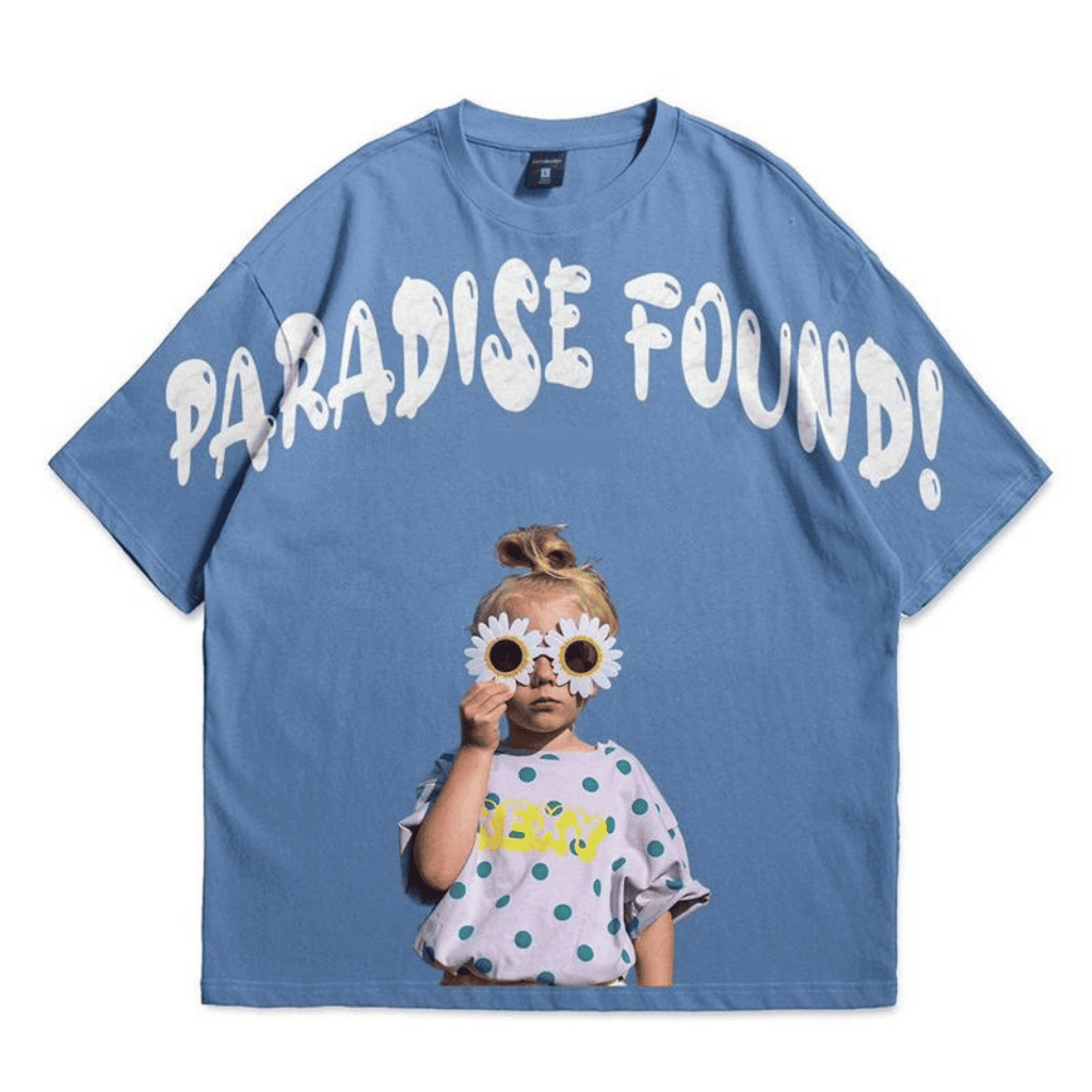 Tshirt Short Sleeve Oversize Paradise Found Unisex