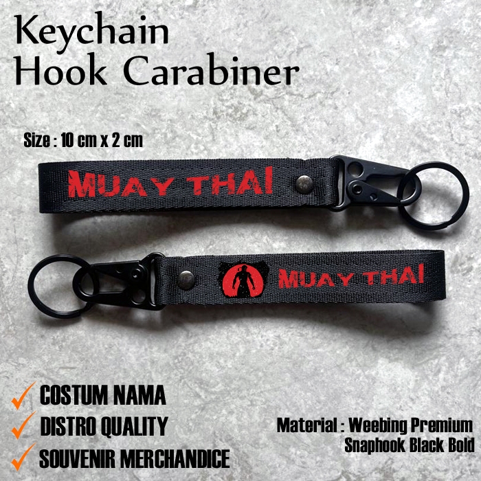 KUNCI MUAYTHAI - GANTUNGAN KUNCI MUAYTHAI - PENGAIT MUAYTHAI