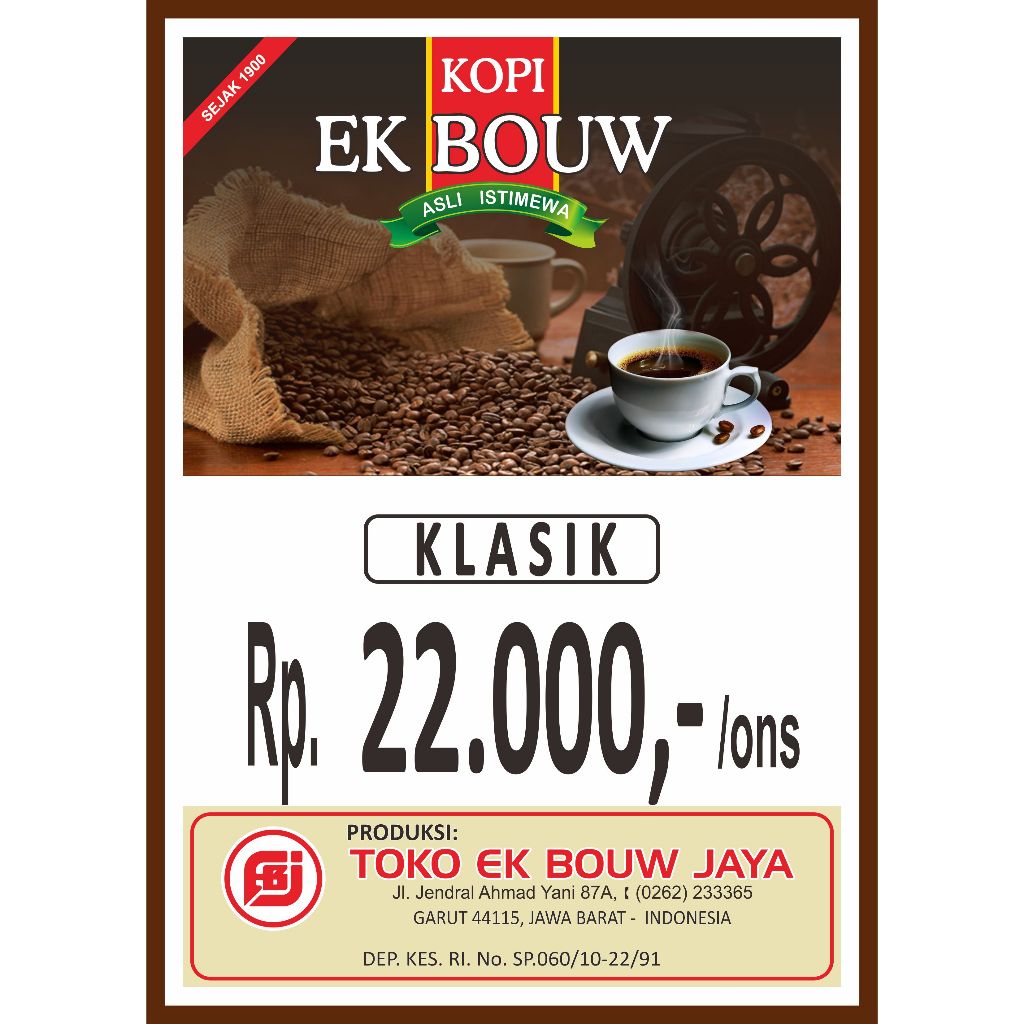 

Kopi Bubuk Klasik kemasan 250g