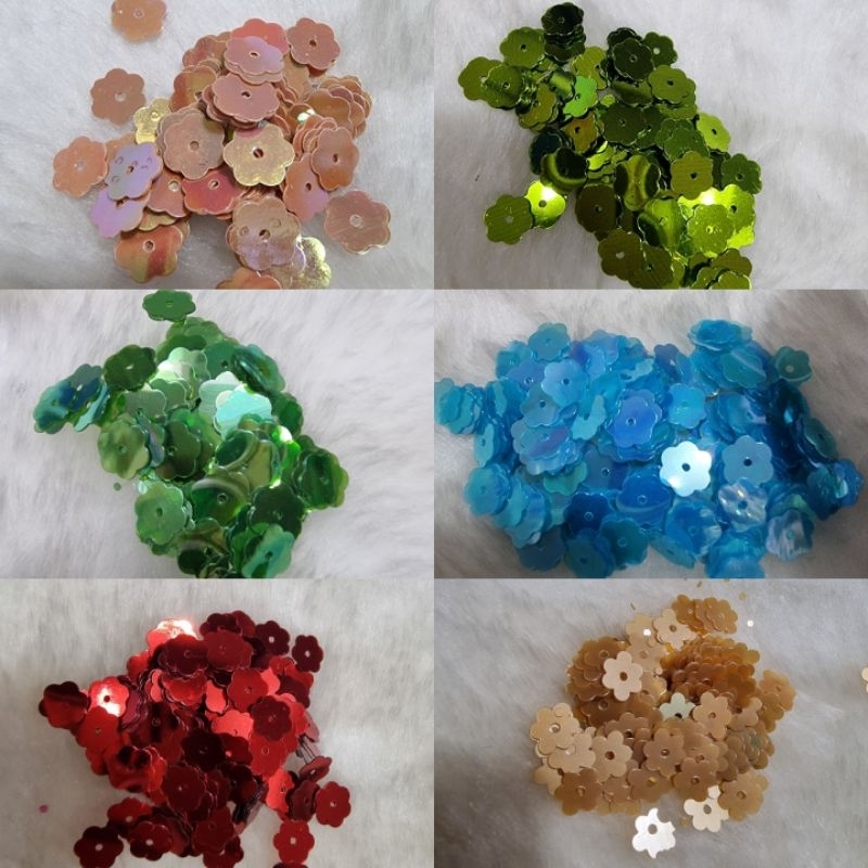 Borci payet bunga 8mm