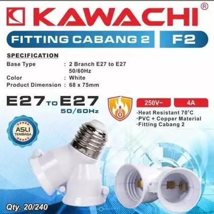 KAWACHI | FITTING 2 CABANG F2 | Fitting Cabang