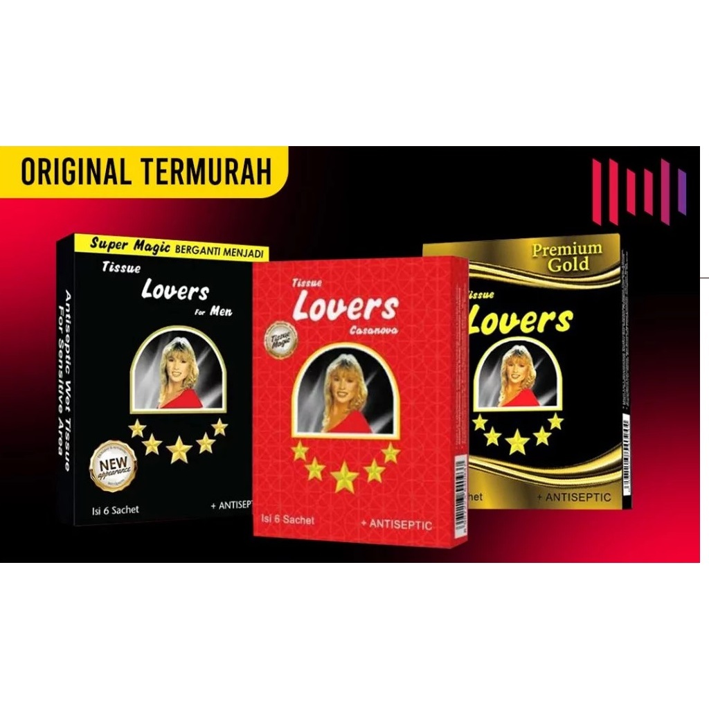 Tissue Magic MERK LOVERS (Lovers Premium Gold, Casanova, Original for Men Tissue Magic)