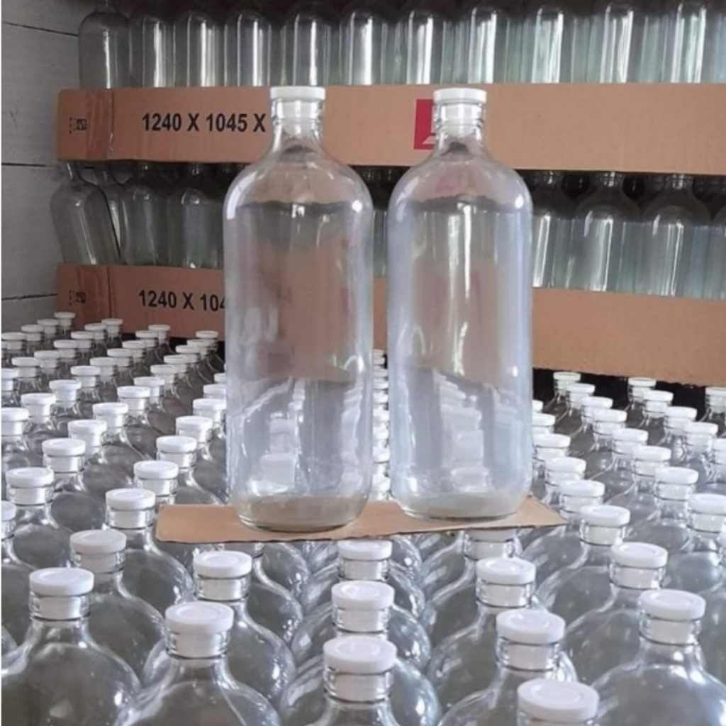 BOTOL KACA 1 LITER|BOTOL JAMU|BOTOL BENSIN||BOTOL MINUMAN