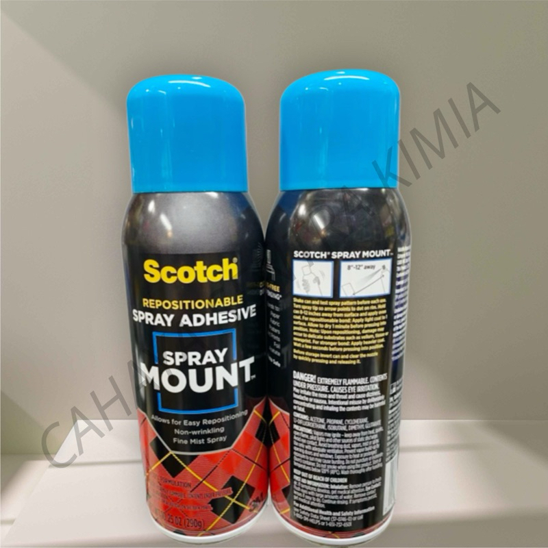 3M spray mount (Scotch responsitionable spray adhesive spray mount)