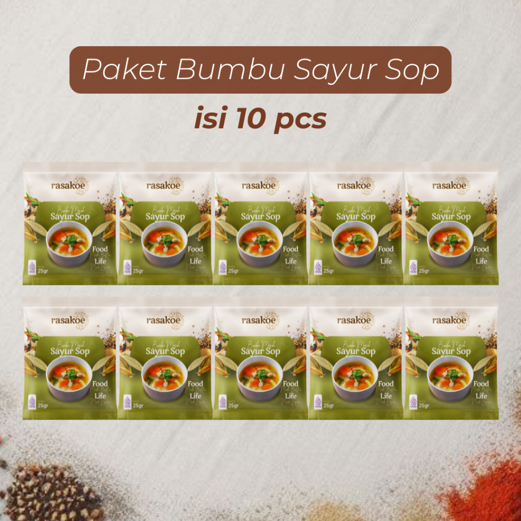 

Rasakoe Bumbu Sayur Sop Istimewa isi 10 pcs