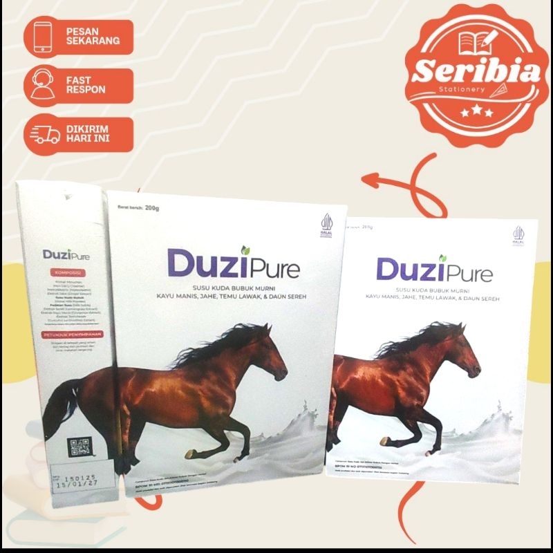 

DUZI PURE SUSU KUDA 100% ORIGINAL