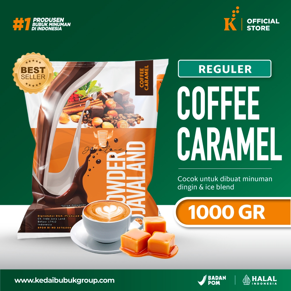 

Bubuk Minuman Bubble Drink Rasa Coffee Caramel Javaland