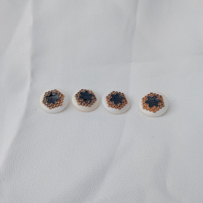 kancing baju wanita, kancing jamur besar lebar 22 mm kancing baju mewah