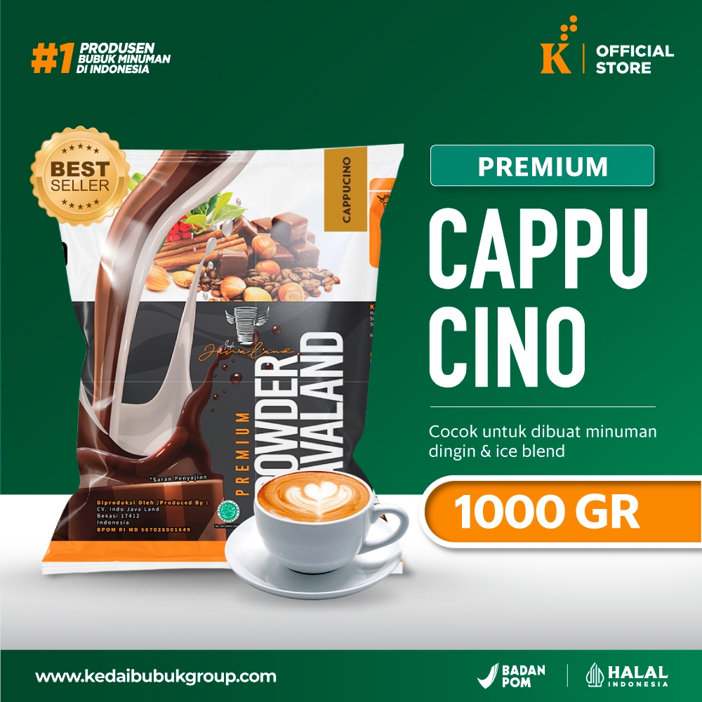 

Bubuk Minuman Bubble Drink Premium Cappucino Javaland 1 kg