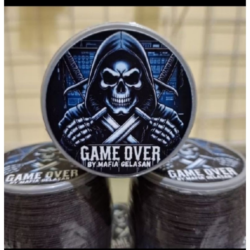 benang gelasan cap GAME OVER