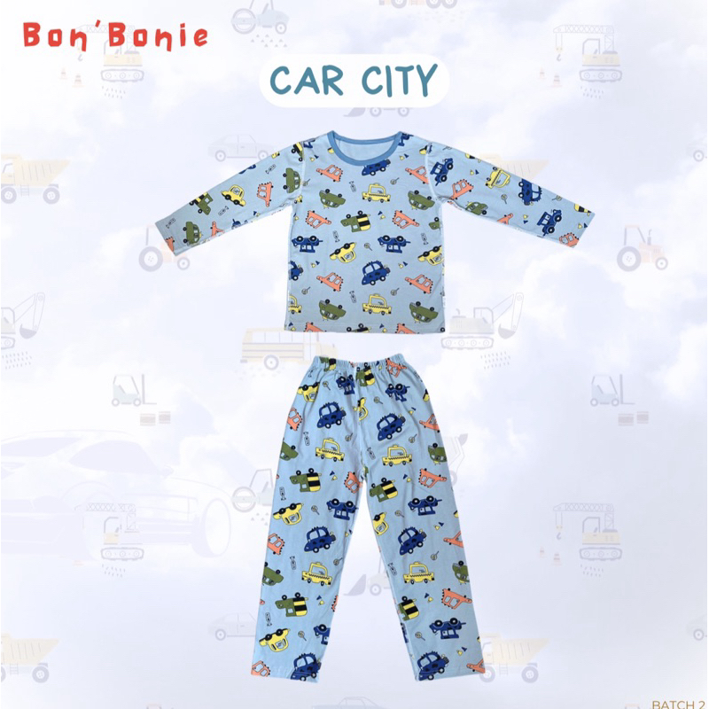 BON’BONIE CAR CITY BOYS - PREMIUM KIDS PAJAMAS