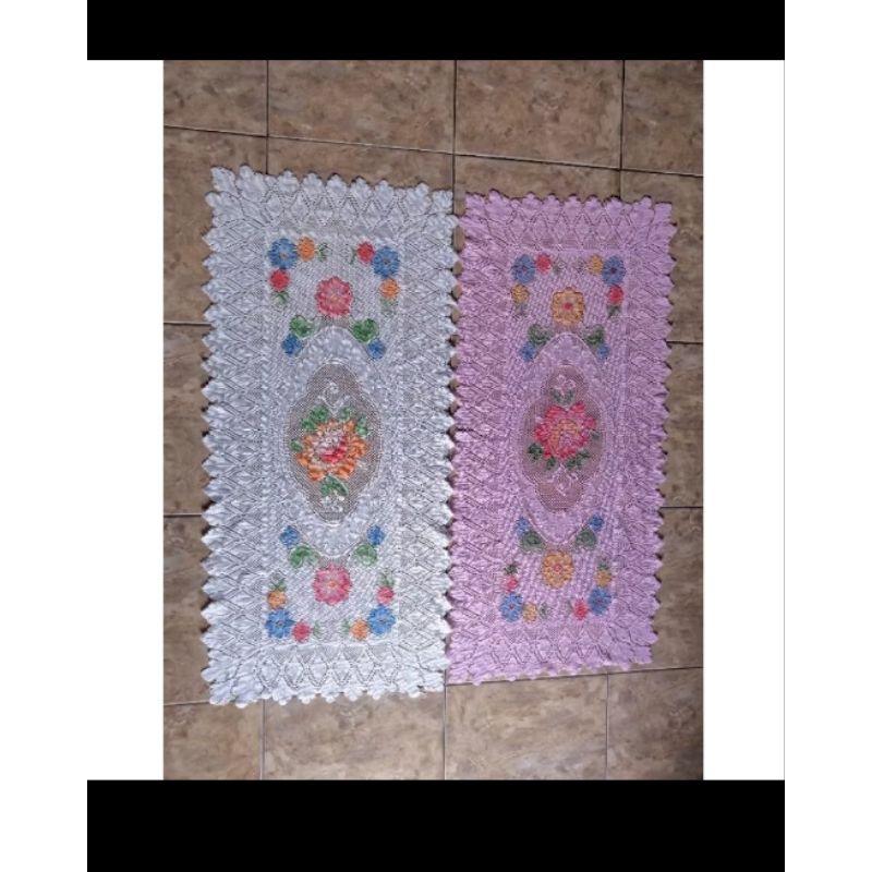 Taplak Meja Tamu Estetik - Taplak Meja Guru - Taplak Kain Mudah Di Cuci