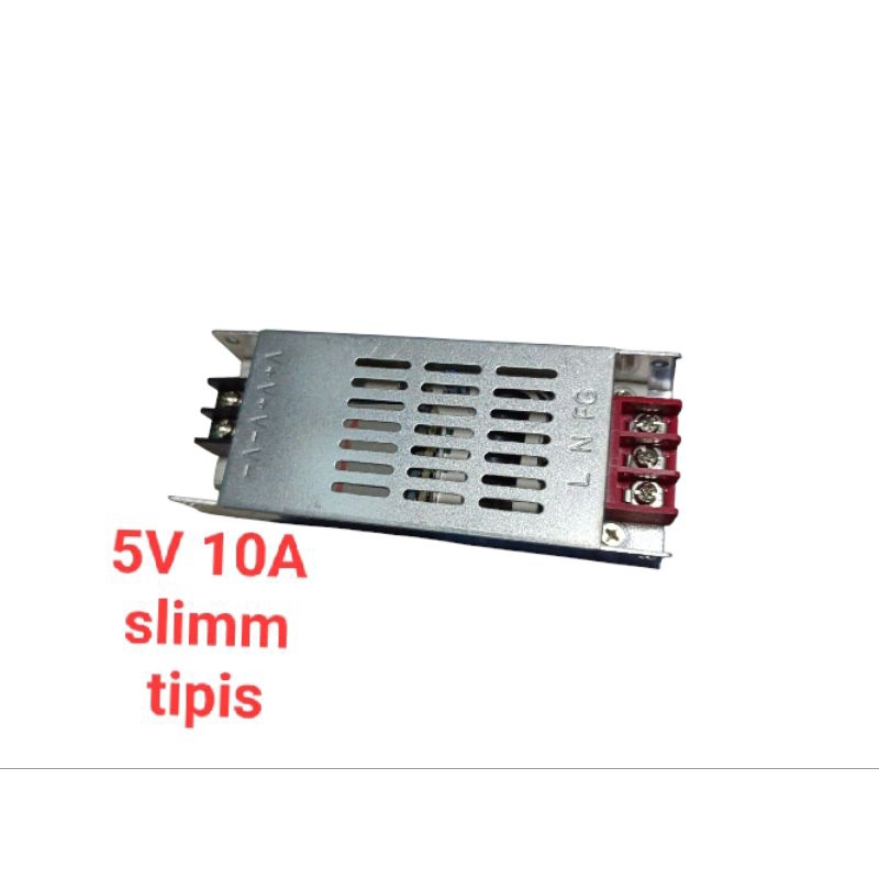 IndahRestore - power supplay 5V 10A SLIM TIPIS PSU 5V 10A