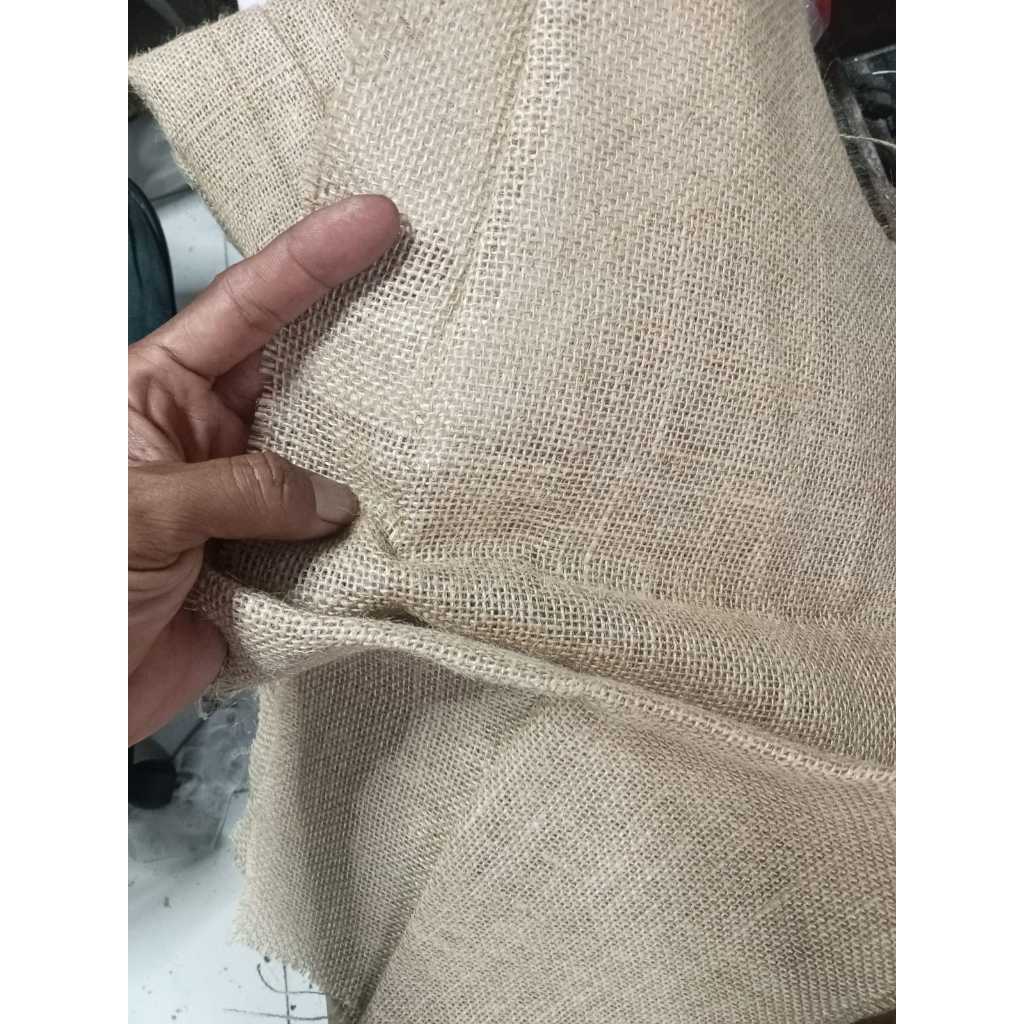 KAIN GONI YARD ROLL UK 50CM X 50CM / BURLAP / RUSTI GRADE A+