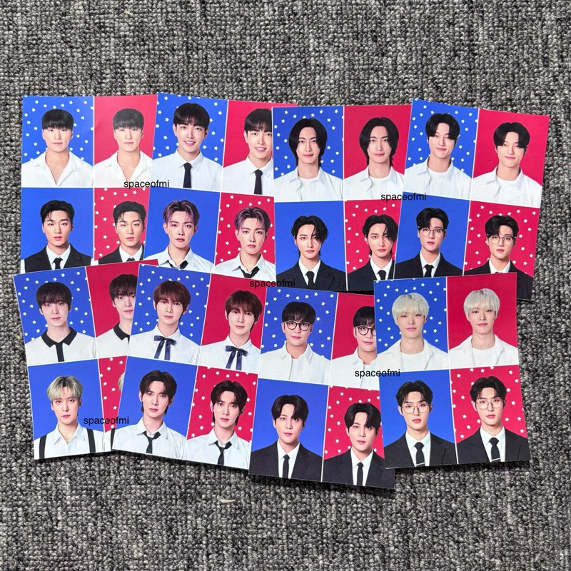 [READY STOCK] ATEEZ MEMBER - STICKER ID FOTO - KPOP STICKER PAS POTO - ID FOTO SAN HONGJOONG YUNHO Y
