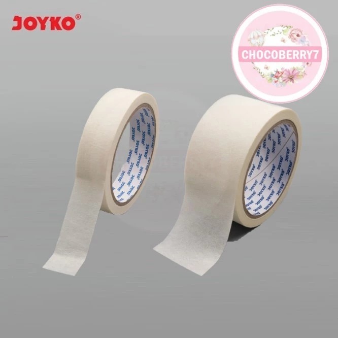 

Joyko Masking Tape Lakban Kertas Warna Cream Joyko 24 mm x 20 meter kecil 48 mm x 20 meter besar