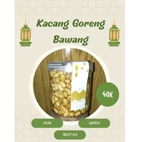

Kacang Goreng Bawang - Kacang goreng gurih - Kacang kupas