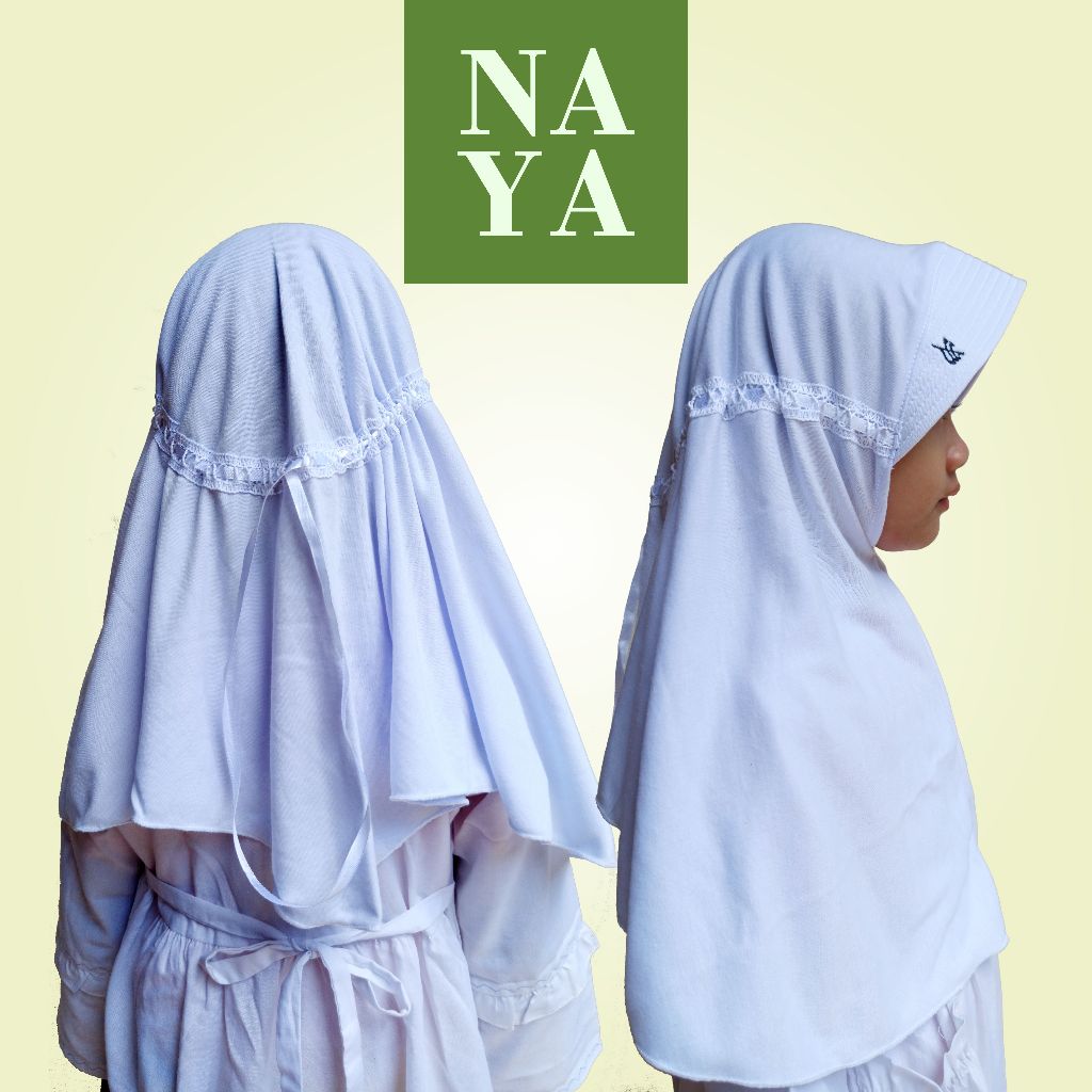 HIJAB ANAK SEKOLAH HAMIDAH JERSEY PREMIUM / JILBAB BERGO HAMIDAH ANAK / JILBAB SEKOLAH SIZE S,M,L, X