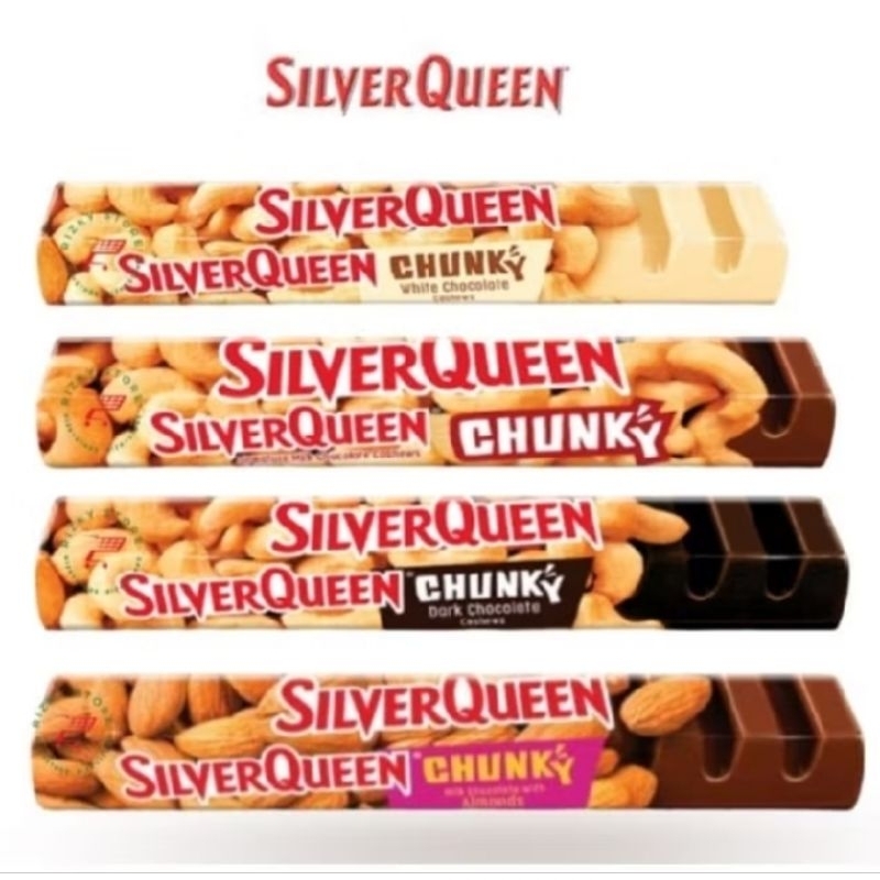 

Coklat Silverqueen 85 gr 1 box Isi 24 Pcs Coklat Asli enak banget