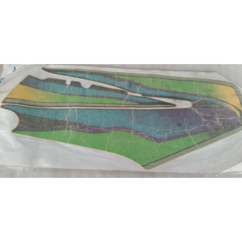 stryping striping sticker stiker decal Yamaha RX KING RX king tahun 1998 non original NOS
