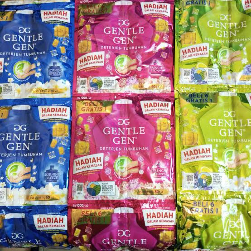 Detergen Cair Gentle Gen Sachet Renceng