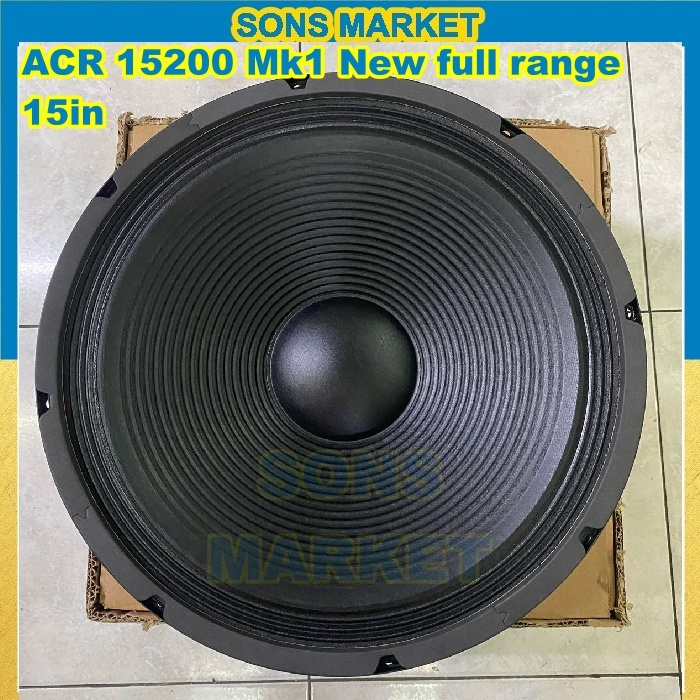 SPEAKER WOOFER 15 inch 15inch ACR 15200 MK1 NEW FULL RANGE 15" 15200 ACR TERBARU