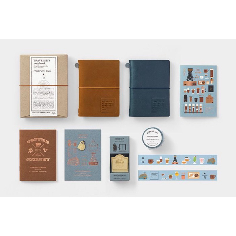 

Travelers Notebook Starbucks Passport Size Camel/Travelers Notebook Camel/ Travelers Notebook Passport Size