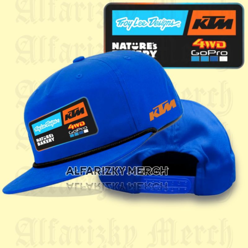 KTM Troy Lee / Topi Snapback Classic / Rope Caps Hat Casual / Topi SB Klasik Vintage / Topi Fashion 