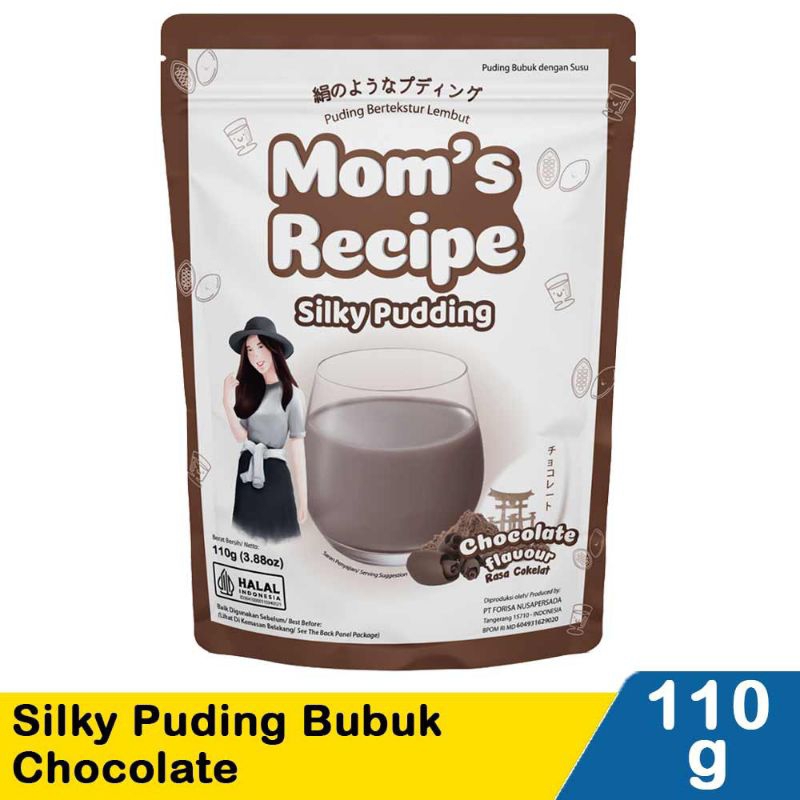 

mom's recipe silky puding bubuk chocolate 110g