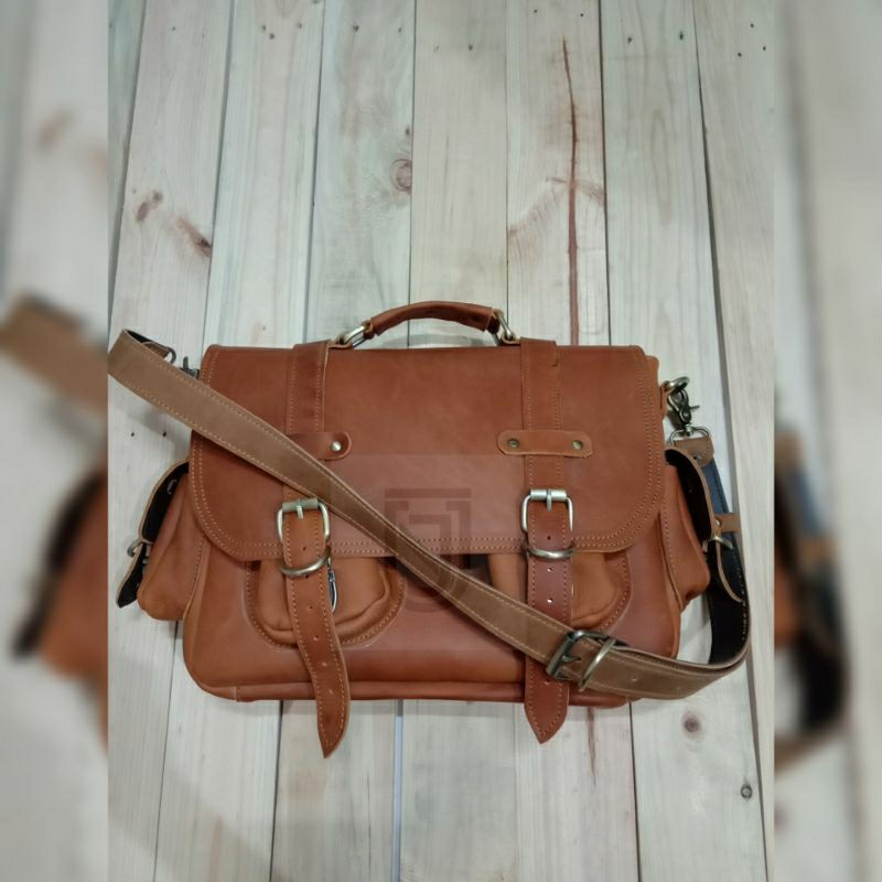 side bag motor kulit post man