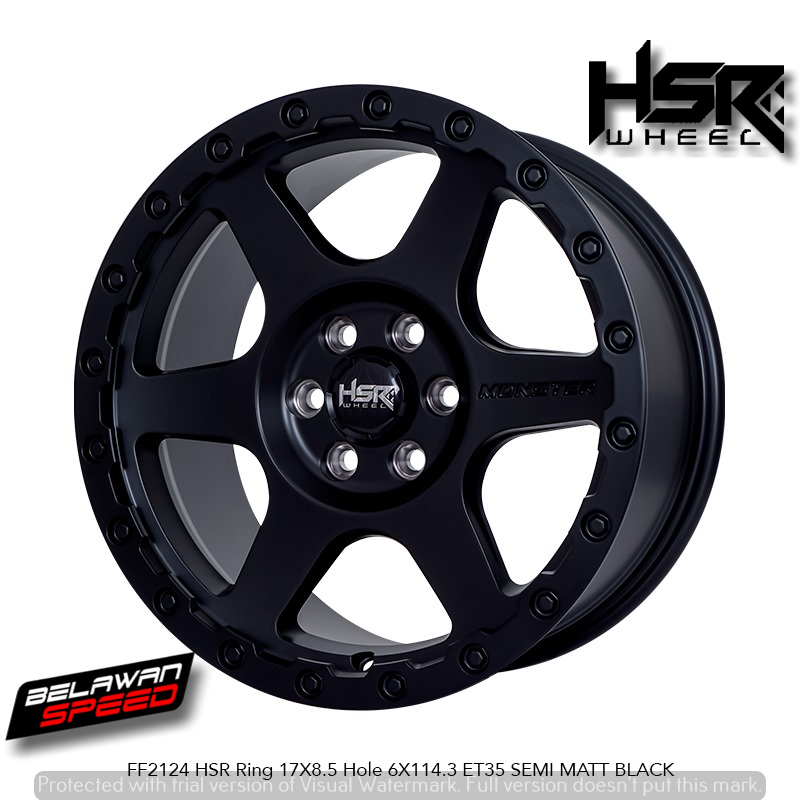 Velg Mobil Ring17 HSR FF2124 Untuk Navara, Terra