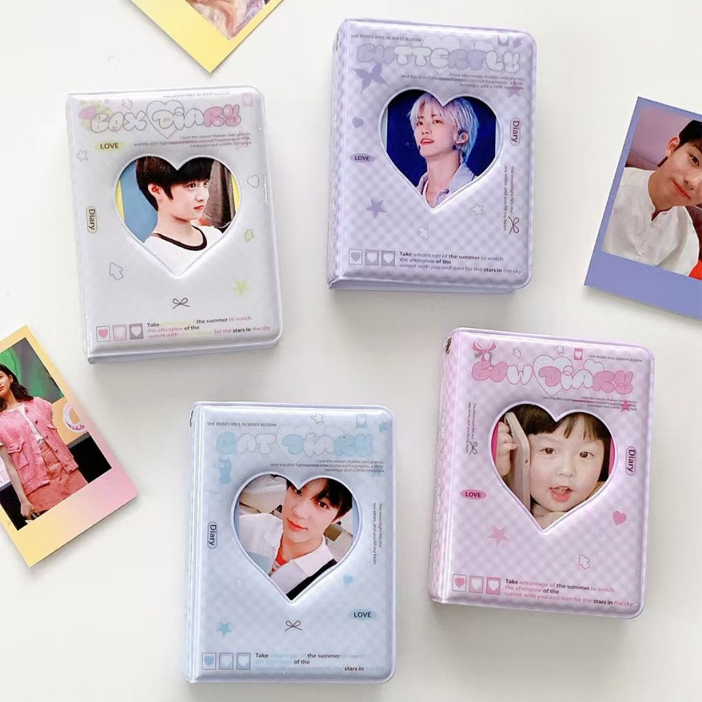 Album Polaroid Mini 3 Inci – Esthetic & Lucu, Cocok buat Koleksi Foto Bias K-pop, Kuliah & Hadiah Be
