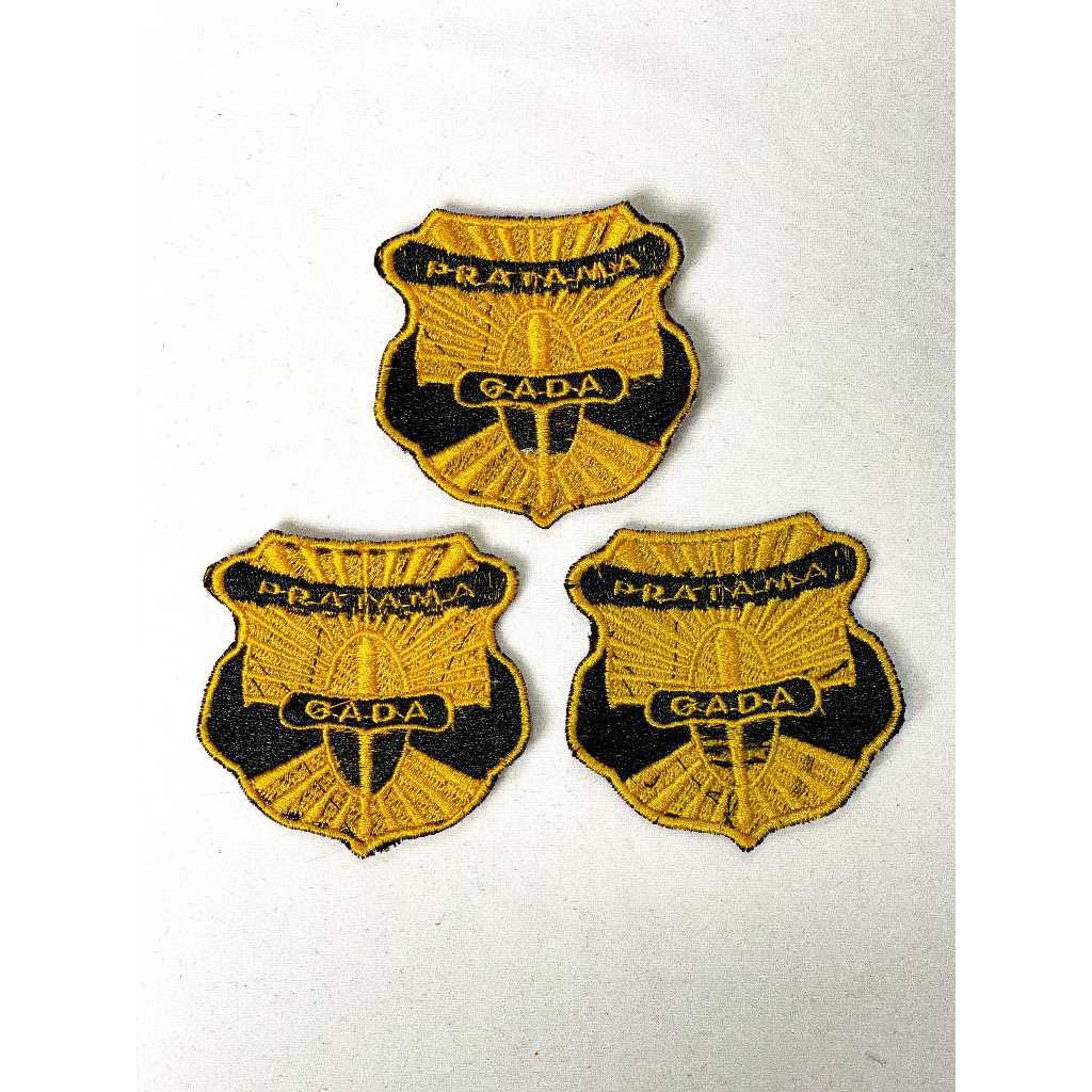 patch logo gada pratama satpam , emblem bordir gada pratama satpam