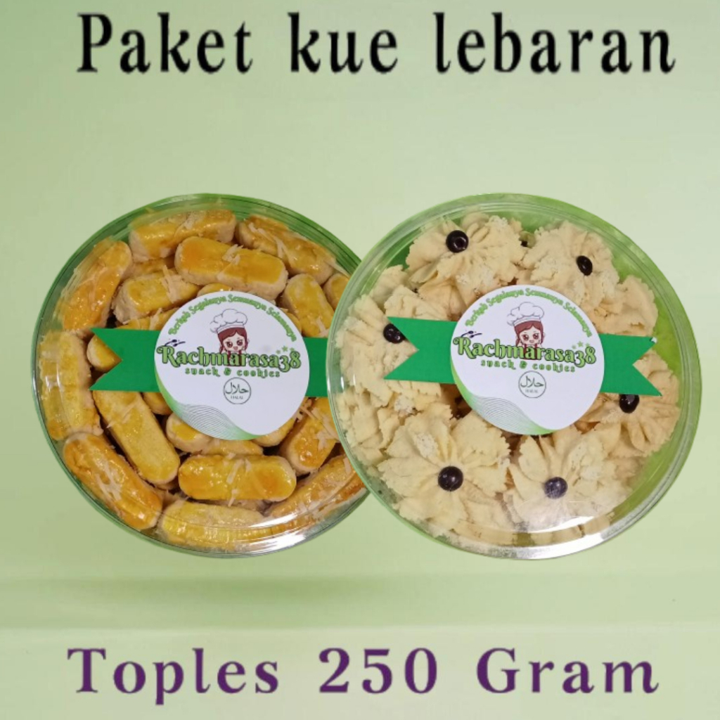 

Racahmarasa38 | Paket Kue Kering 250 Gram | kastangel Dan semprit Cream Choco Chips