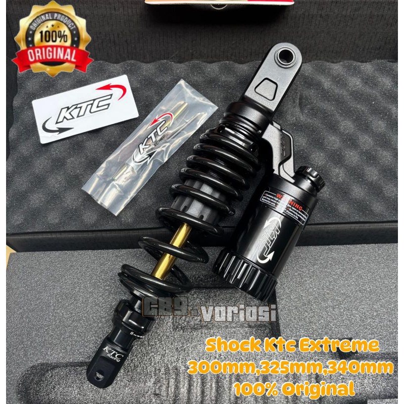 Shock Ktc Extreme Tabung Matic 310mm/325mm/340mm For Mio Sporty,Beat,Scoopy,Vario110/125/150,Vario16