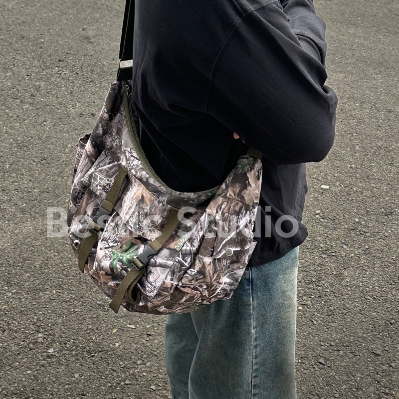 BESTIC North Realtree Shoulder Bag Tas Selempang Motif Tactical Bag