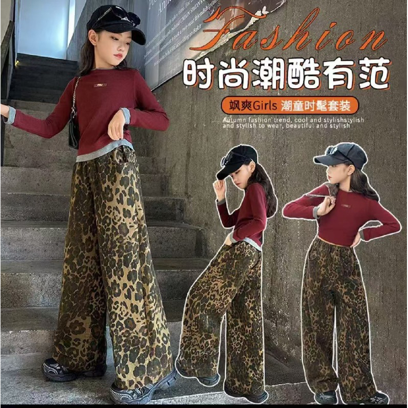 [COD] SETELAN KULOT JEANS MACAN SIZE 120-170 IMPORT PREMIUM - SET JEANS KULOT MIU UMUR 7-17 TAHUN - 